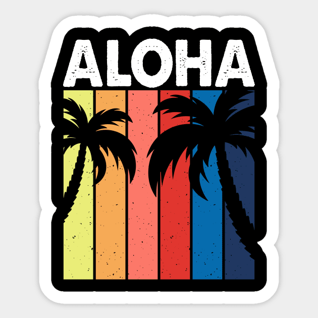 Aloha T Shirt For Women Men Sticker by Xamgi